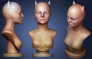 3D модель Женщина-кошка (1) (STL)
